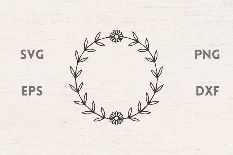 Floral Frame Svg  Image 6