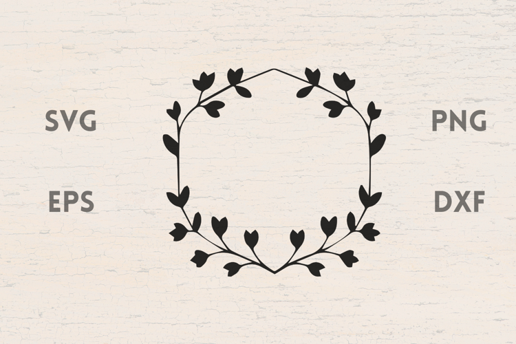 Wildflower laurel SVG