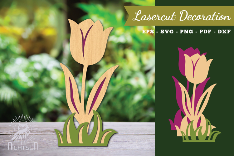 Flower Laser Cut Decoration SVG