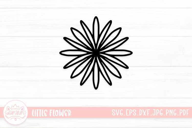 Cute Flower Svg Image 17