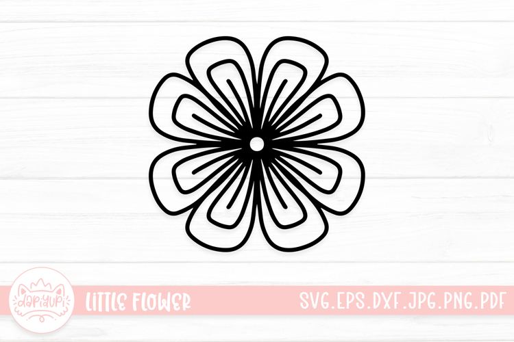 Cute Flower Svg Image 13