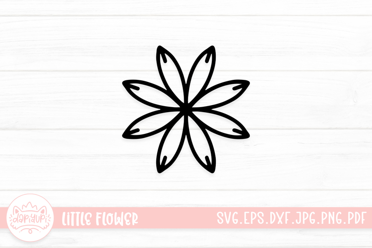 Cute Flower Svg Image 7