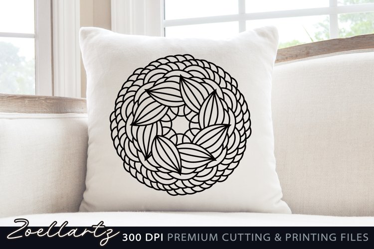 Mandala SVG Cut File Flower Mandala for T-shirt Mug Pillows