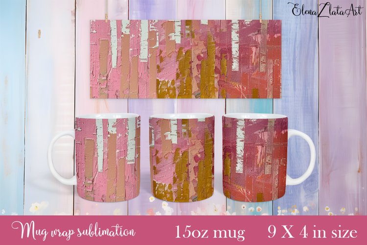 Flowers Mug Sublimation, Floral Design Mug example image 1