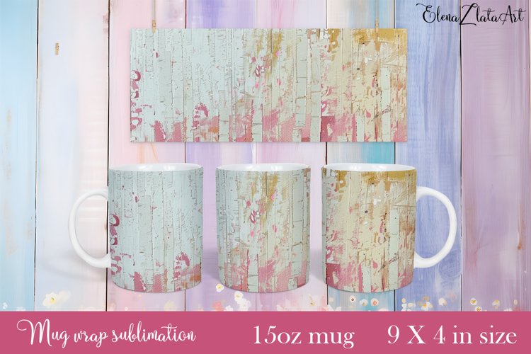 Flowers Mug Sublimation, Floral Design Mug example image 1