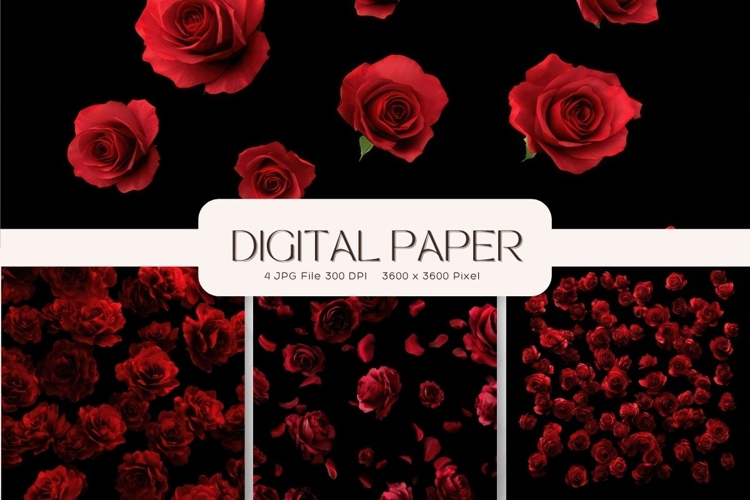 Flower Background Digital Paper Wallpaper Backdrop_65