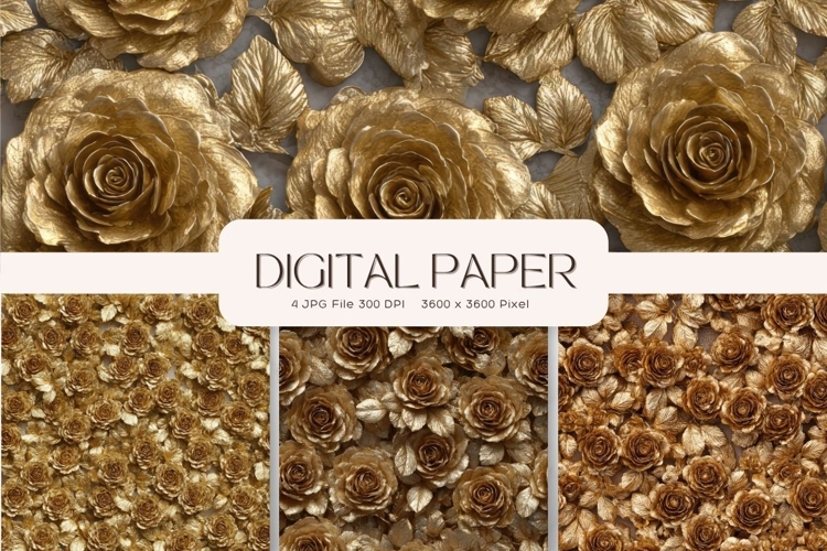 Flower Background Digital Paper Wallpaper Backdrop_31