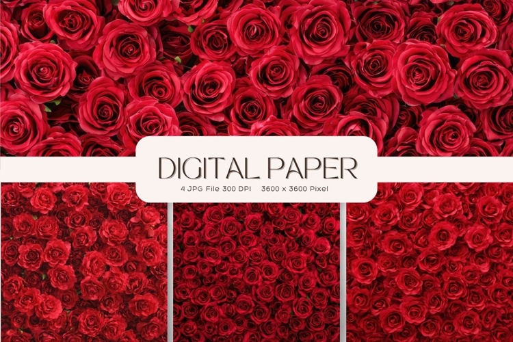 Flower Background Digital Paper Wallpaper Backdrop_40