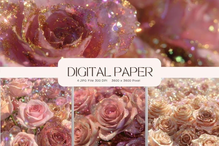 Flower Background Digital Paper Wallpaper Backdrop_15