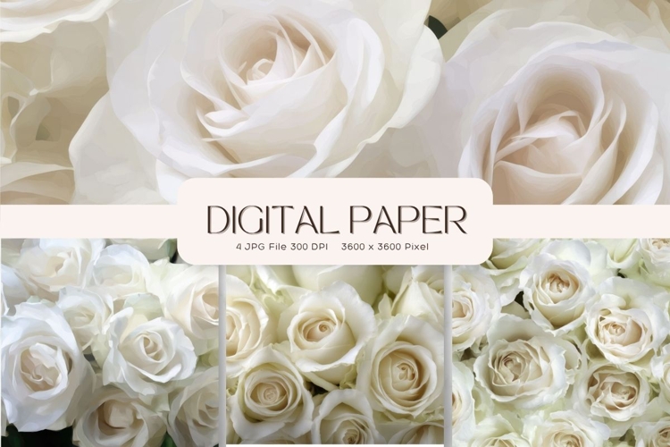 Flower Background Digital Paper Wallpaper Backdrop_21
