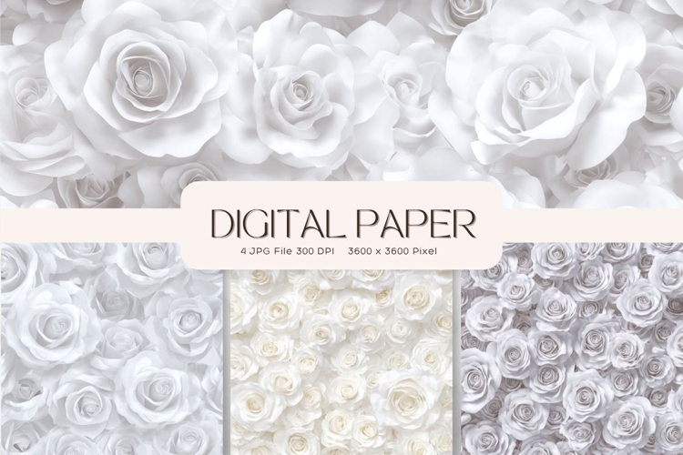 Flower Background Digital Paper Wallpaper Backdrop_20