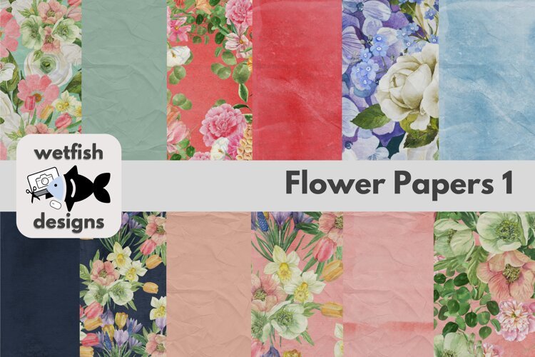 Flower Papers 1 example image 1