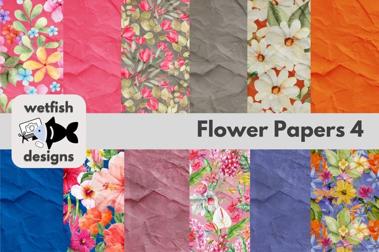 Flower Papers 4 example image 1