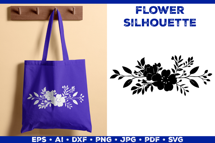 Flower Silhouette Image 16