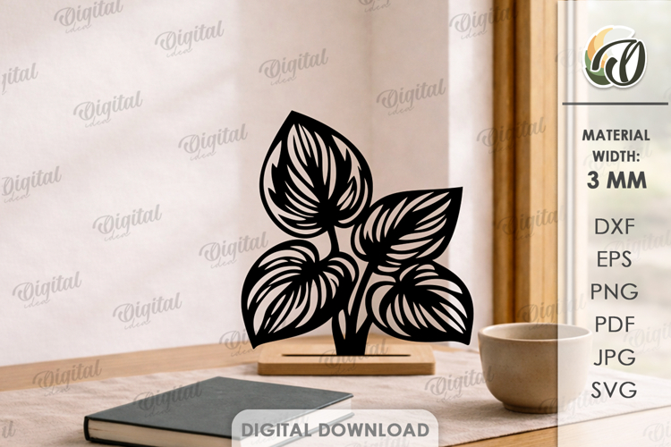 Flower Stand Laser Cut. Home Decor. Stand Decor SVG