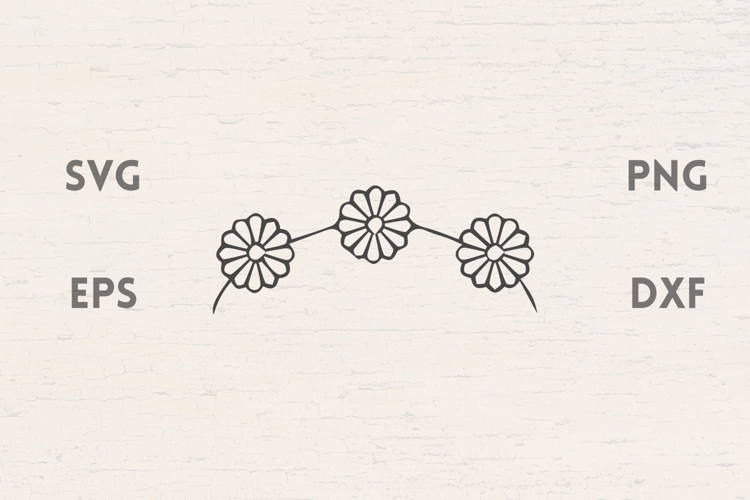 Floral Frame Svg  Image 3