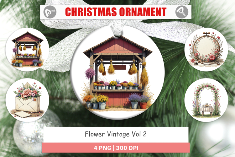 Ornament Vintage Flowers