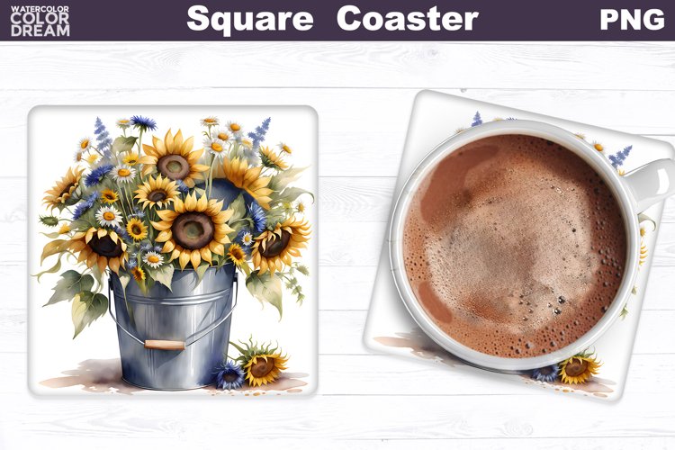 Watercolor Sunflower Clipart Image 10