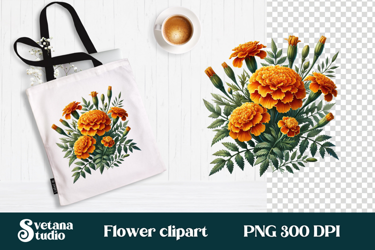 Marigolds Clipart Image 22