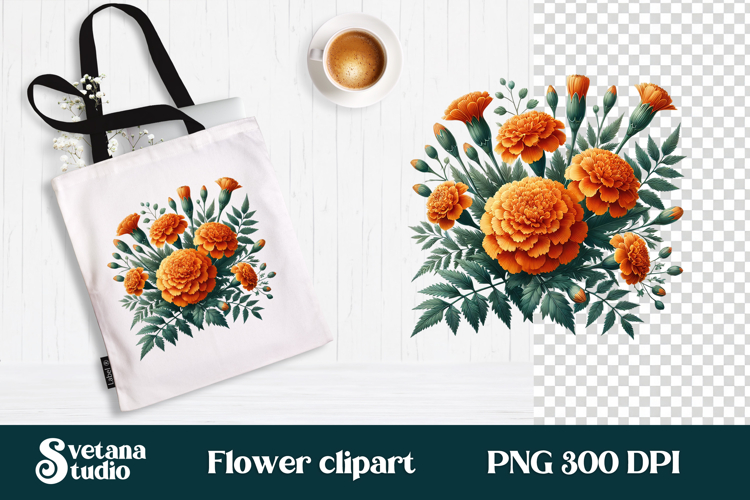Marigolds Clipart Image 21