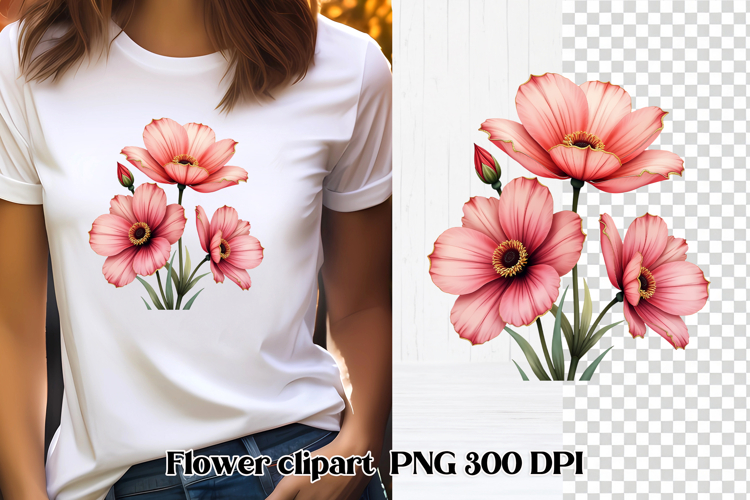 Pink Flower Png Image 14