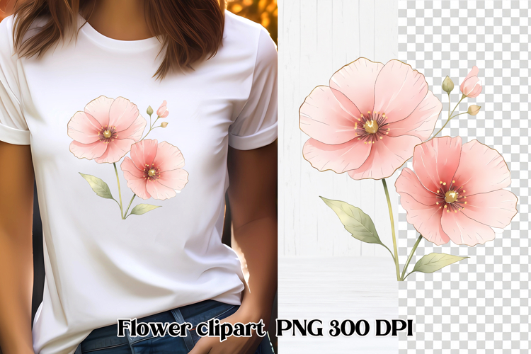 Pink Flower Png Image 11