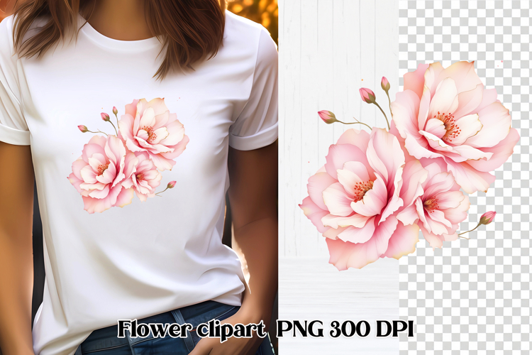 Pink Flower Png Image 8
