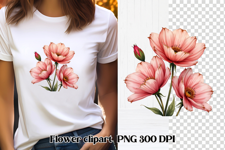 Pink Flower Png Image 2