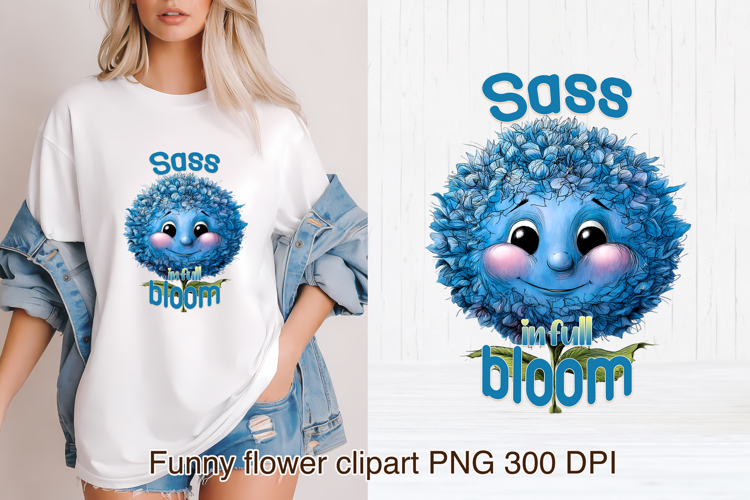 Groovy flower PNG clipart | Whimsical floral sublimation