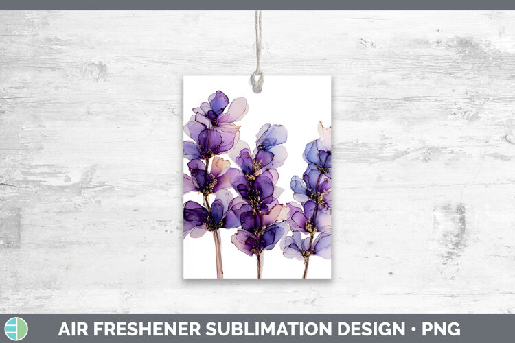 GorgeousFlowers 01 Alcohol Ink Air Freshener design.