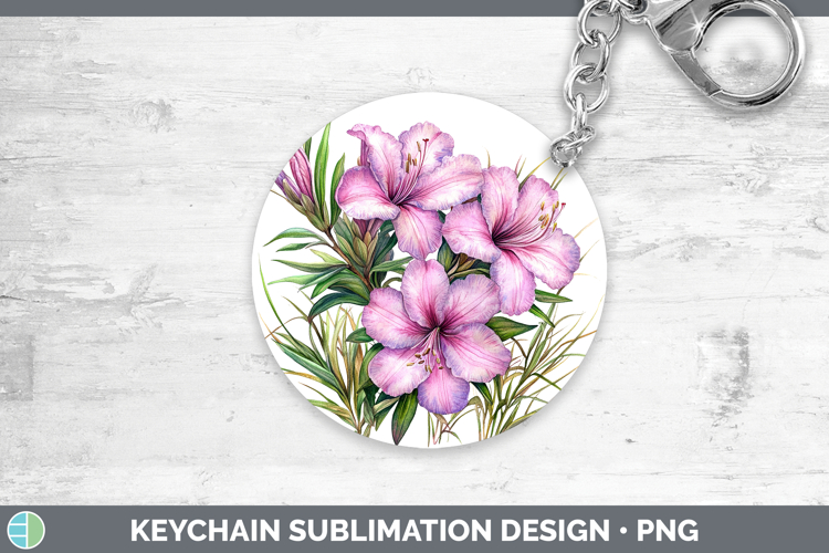 GorgeousFlowers 01 Keychain design.