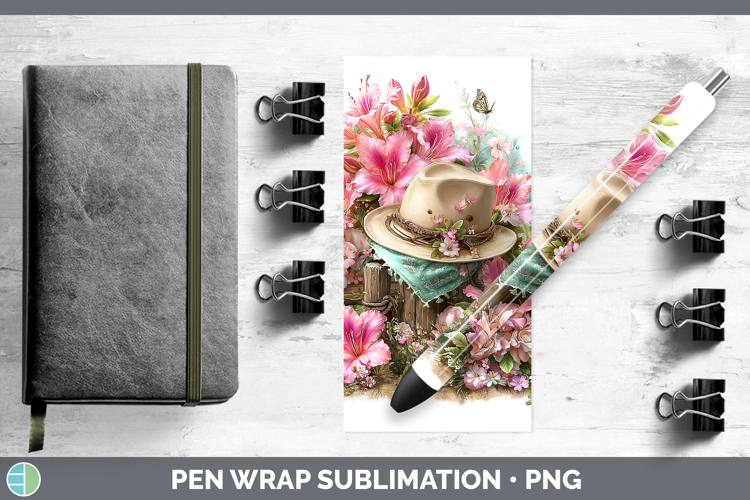 Flowers 01 Bandana Summer Azalea Pen Wrap Sublimation Pen De