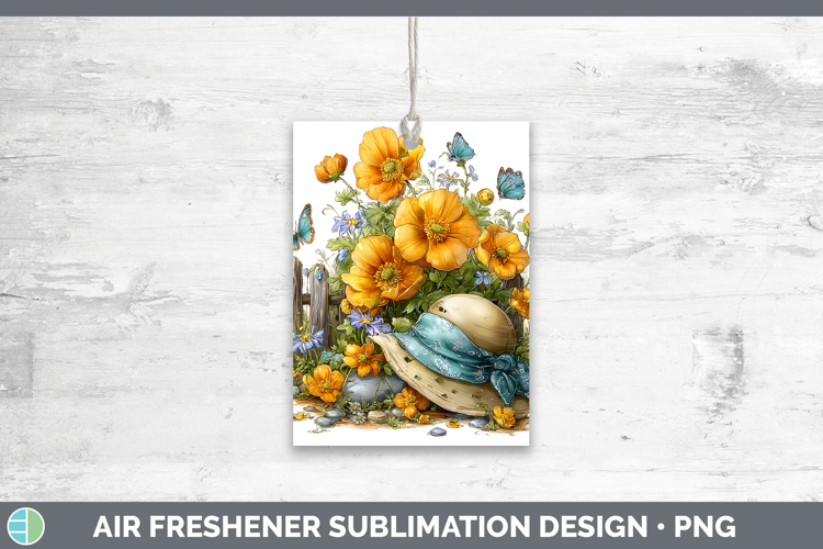 Flowers 01 Bandana Summer Buttercup Air Freshener Sublimatio