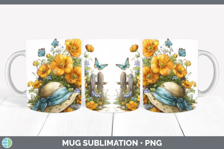 GorgeousFlowers 01 Bandana Summer Mug Wrap design.