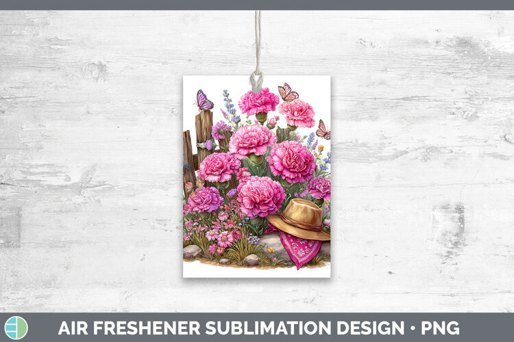 GorgeousFlowers 01 Bandana Summer Air Freshener design.