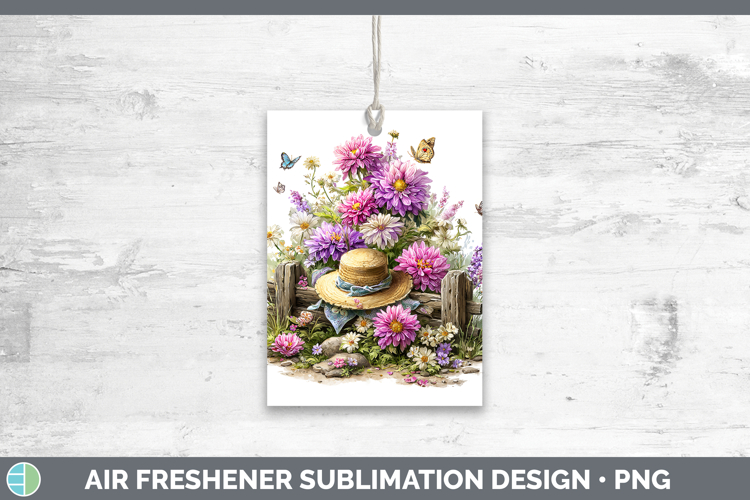 Flowers 01 Bandana Summer Chrysanthemum Air Freshener Sublim