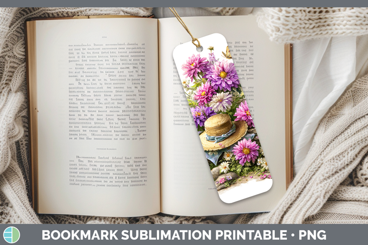 Flowers 01 Bandana Summer Chrysanthemum Bookmark Sublimation