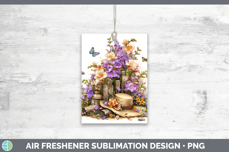 Flowers 01 Bandana Summer Freesia Air Freshener Sublimation