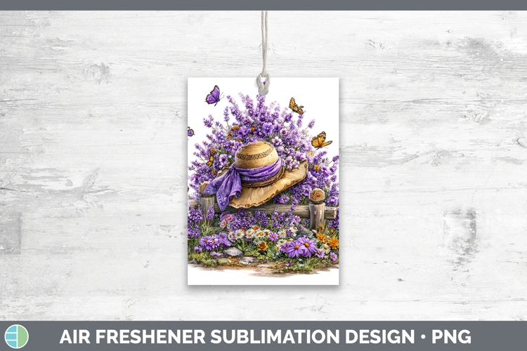 Flowers 01 Bandana Summer Lavender Air Freshener Sublimation