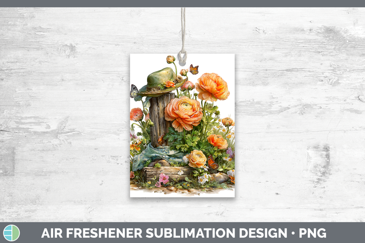Flowers 01 Bandana Summer Ranunculus Air Freshener Sublimati