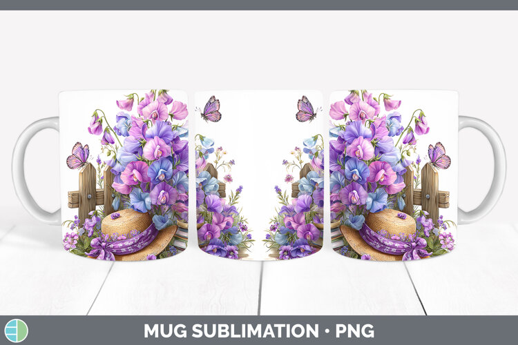 GorgeousFlowers 01 Bandana Summer Mug Wrap design.