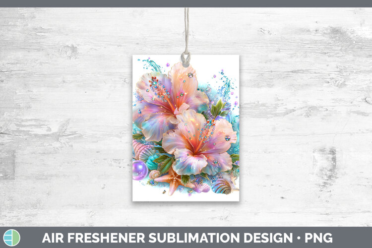 GorgeousFlowers 01 Beach Air Freshener design.