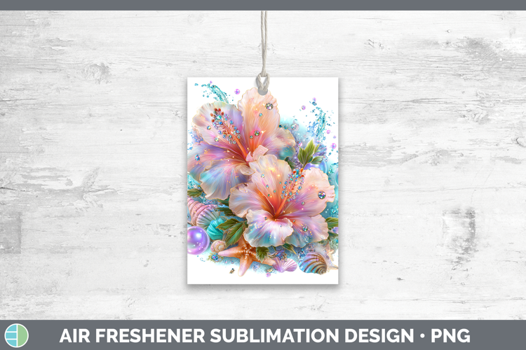 Azalea Air Freshener Flowers 01 Beach Sublimation Car Freshe