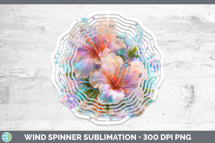 GorgeousFlowers 01 Beach Wind Spinner design.