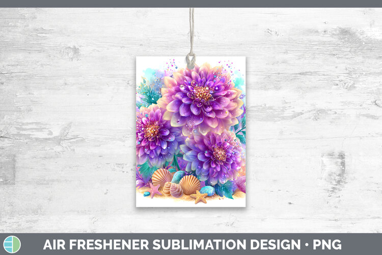 GorgeousFlowers 01 Beach Air Freshener design.