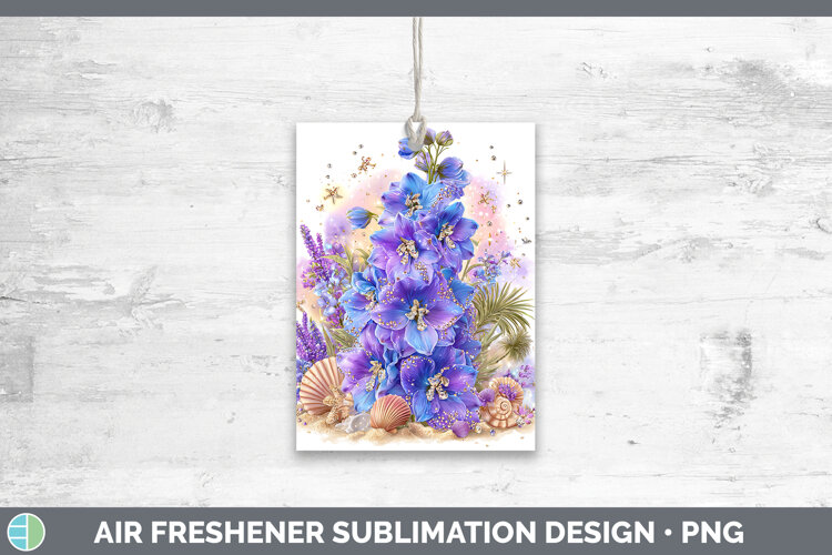 GorgeousFlowers 01 Beach Air Freshener design.