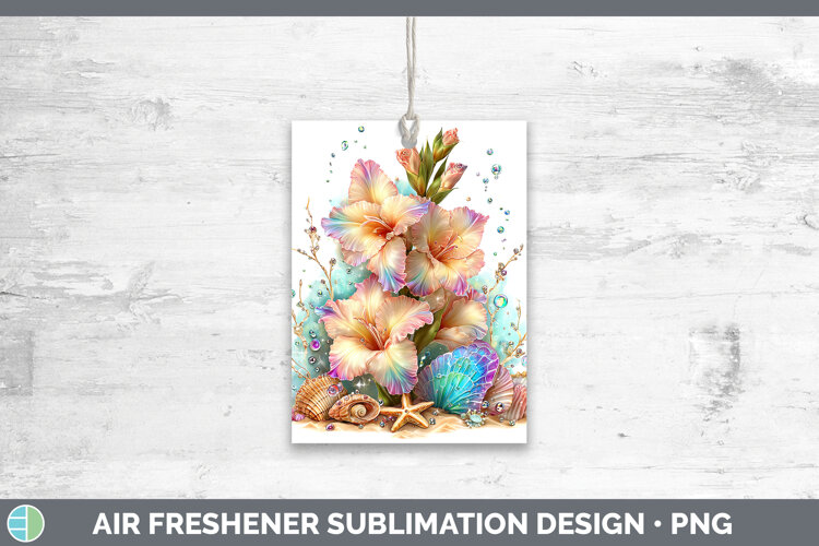 GorgeousFlowers 01 Beach Air Freshener design.