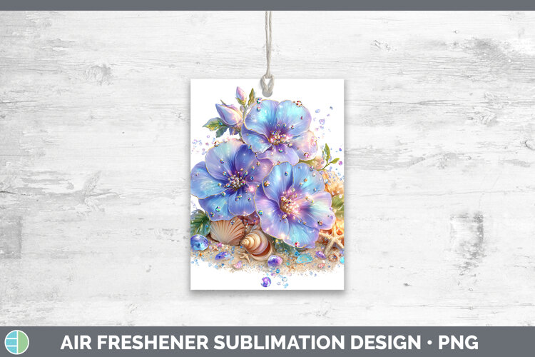 GorgeousFlowers 01 Beach Air Freshener design.