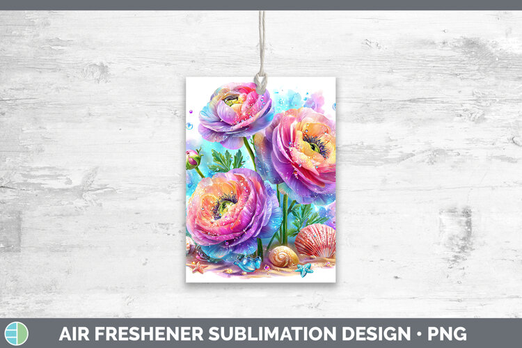 GorgeousFlowers 01 Beach Air Freshener design.