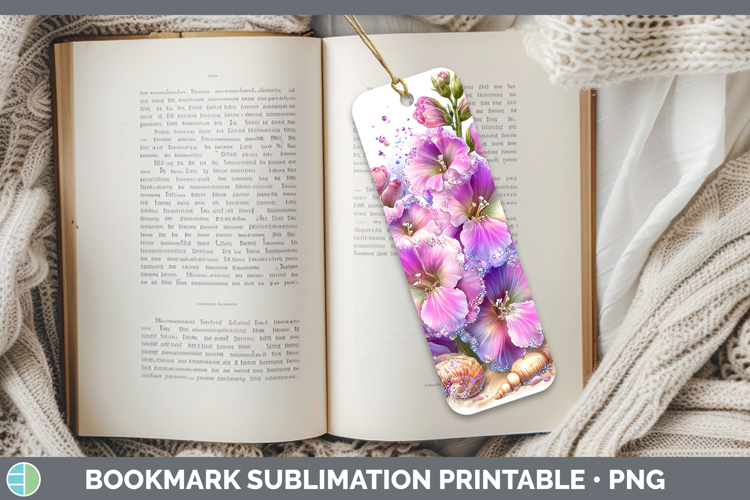 Snapdragon Bookmark Flowers 01 Beach Sublimation Printable D